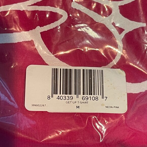 Market Studios Men's Neon Pink Graphic Short Sleeve T-Shirt - Medium - NWT - Picture 3 of 4